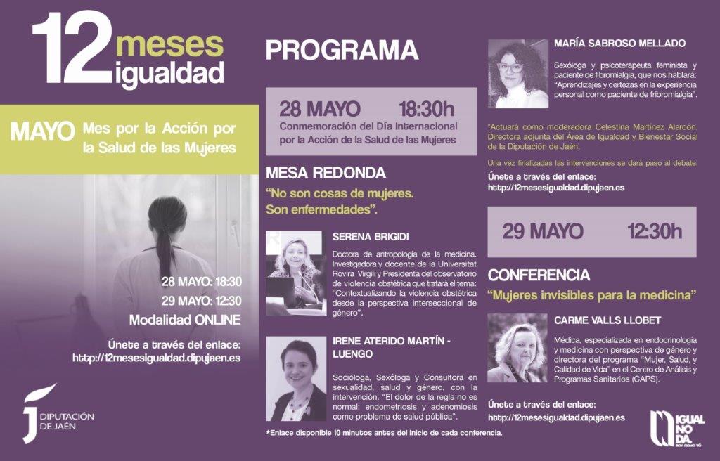 Diputación de Jaén - 12 meses igualdad Programa 28 mayo