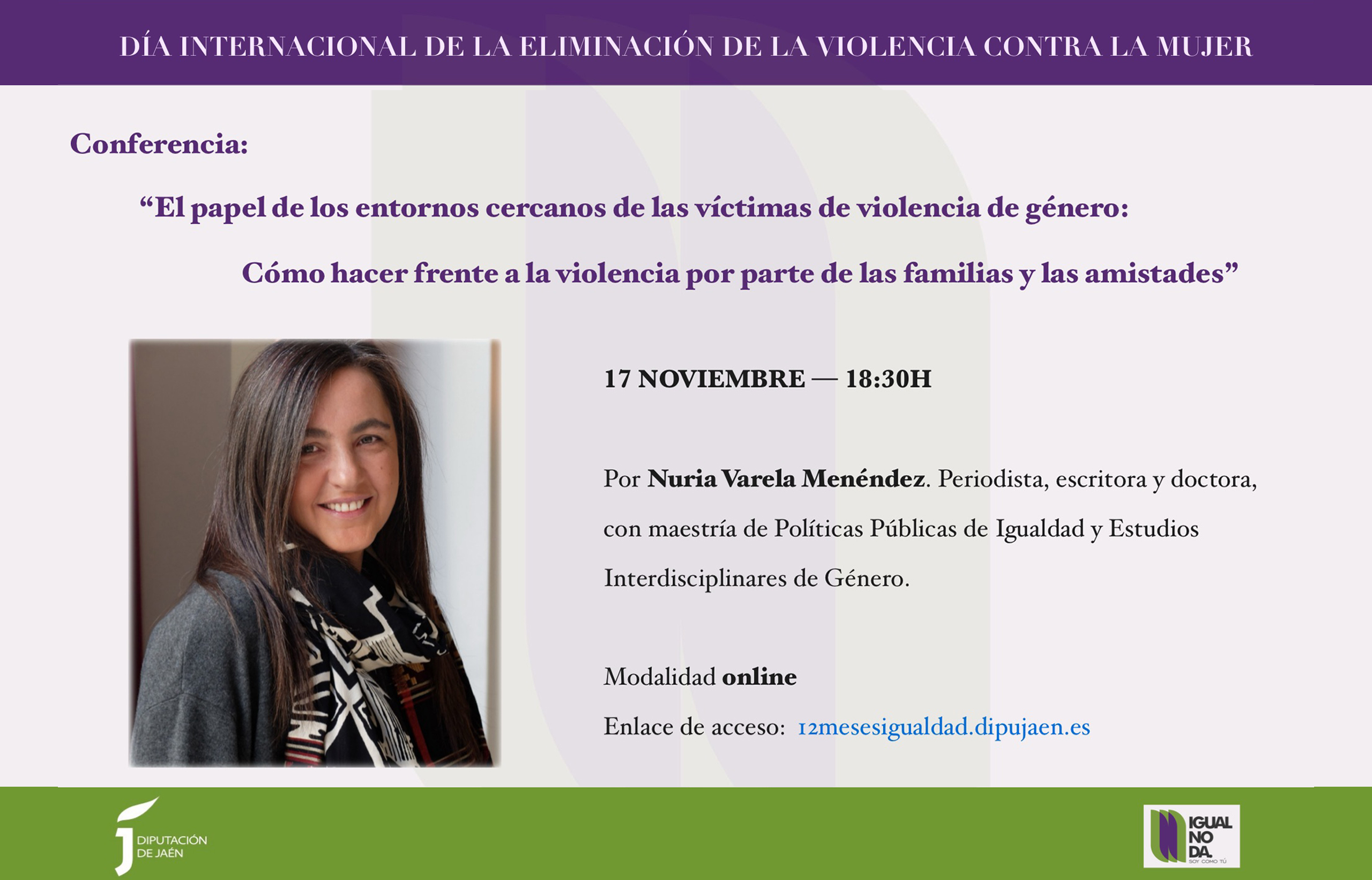 Diputación de Jaén - 12 meses igualdad Programa 28 mayo