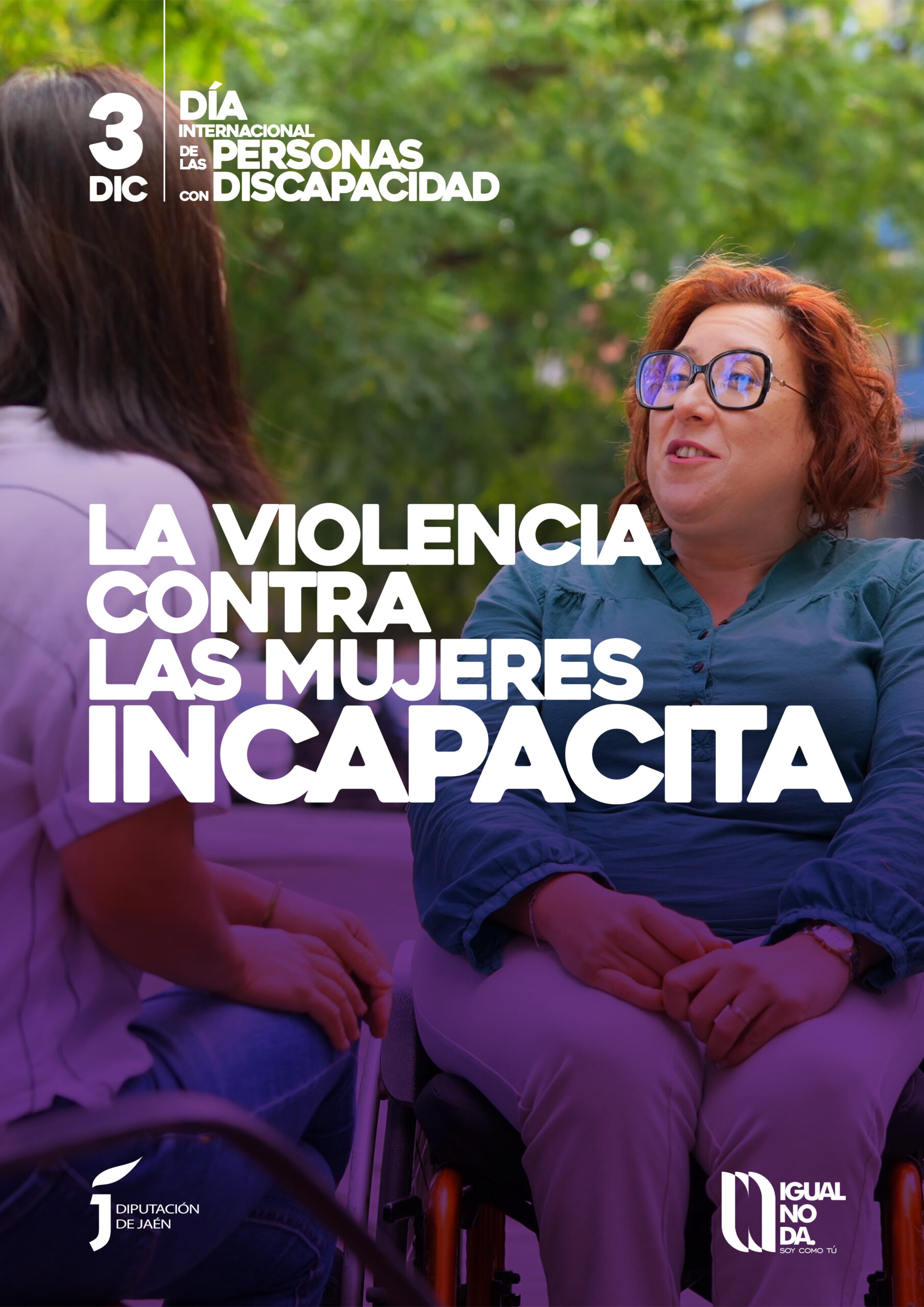 Cartel del Día de la Mujer y la Niña en la Ciencia con el lema "Un paso más hacia la igualdad"