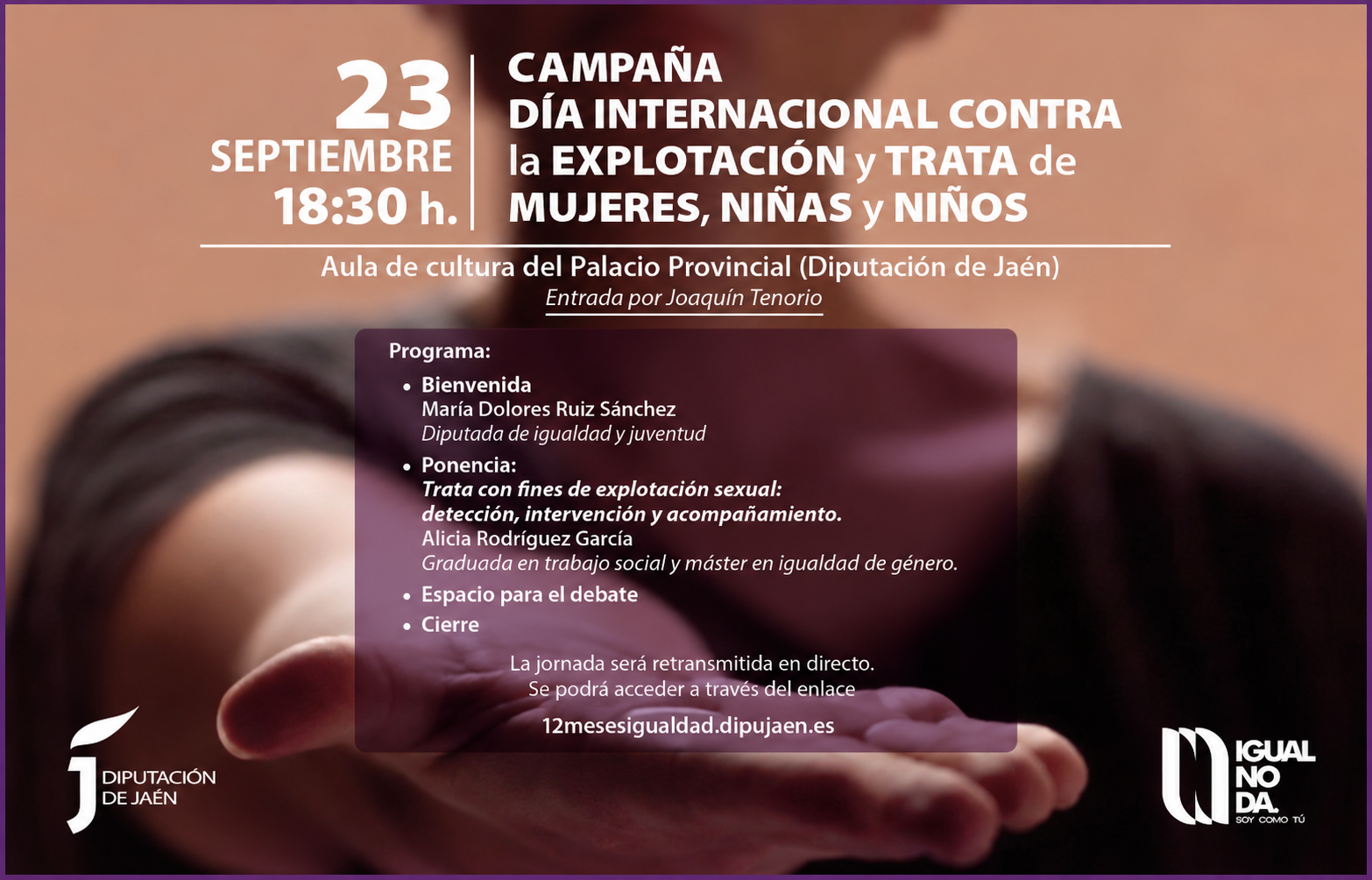 Diputación de Jaén - 12 meses igualdad Programa 28 mayo
